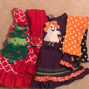 SOLD Halloween and Christmas boutique like outfits